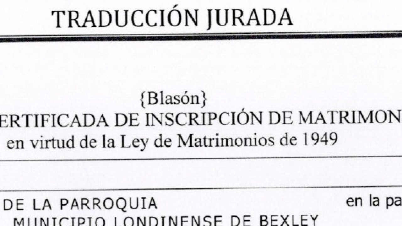 How To Prepare Uk Marriage And Birth Certificates For Non Eu Visa Application Upsticks Spain