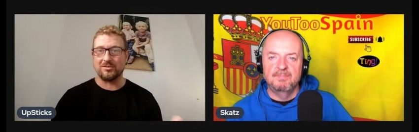 Chris Goodacre and Skatz live on YouToo Spain