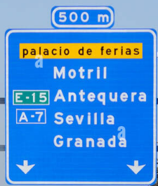 A roads in Spain