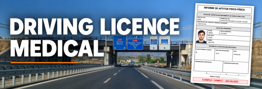 Medical Certificate for Driving Licence Exchange in Spain
